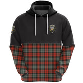 MacLachlan Weathered Clan Half Of Tartan Hoodie
